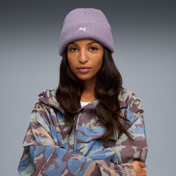 MMQ Low Crown Beanie Unisex, Lilac Crush, extralarge