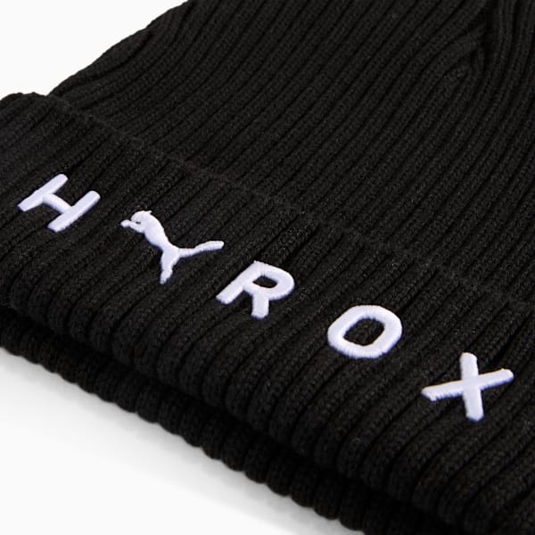PUMA x HYROX Mid Crown Beanie, Puma Black, extralarge