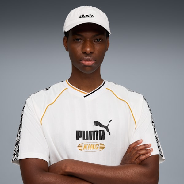 KING Baseball Cap, Warm White, extralarge