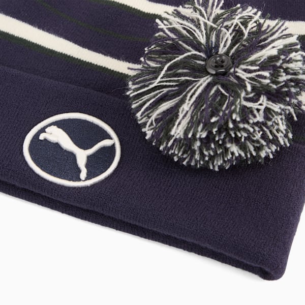 Pom Golf Beanie, Deep Navy-Alpine Snow, extralarge-GBR