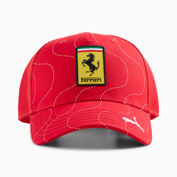 FERRARI MONZA Trucker Cap, Rosso Corsa, extralarge