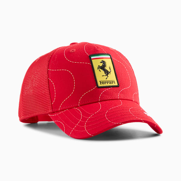 FERRARI MONZA Trucker Cap, Rosso Corsa, extralarge
