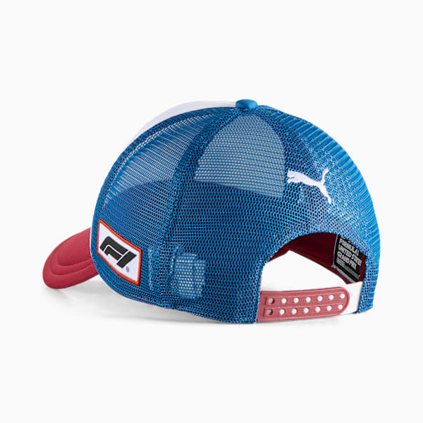 F1 AUSTIN Trucker Cap, PUMA White-Lake Blue, extralarge