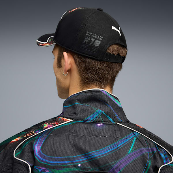 Casquette de baseball BMW MMS Cao Fei, PUMA Black-AOP, extralarge