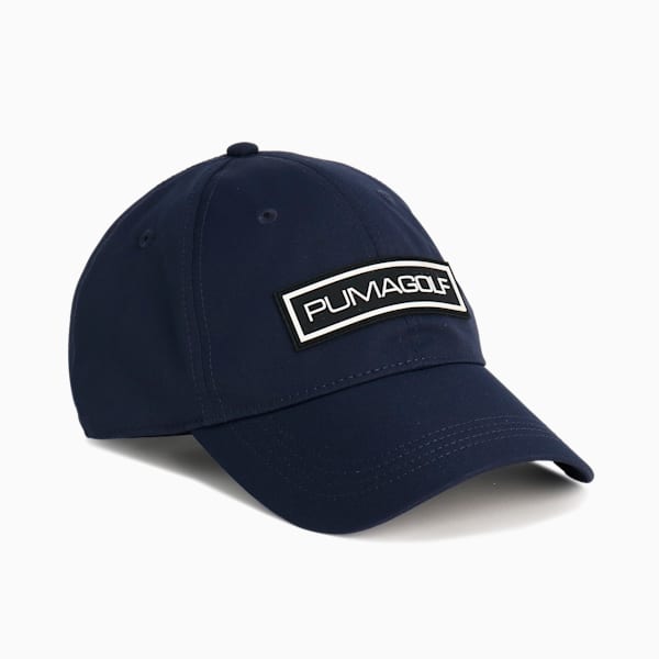 メンズ ゴルフ スクエアパッチ キャップ, Deep Navy, extralarge-JPN