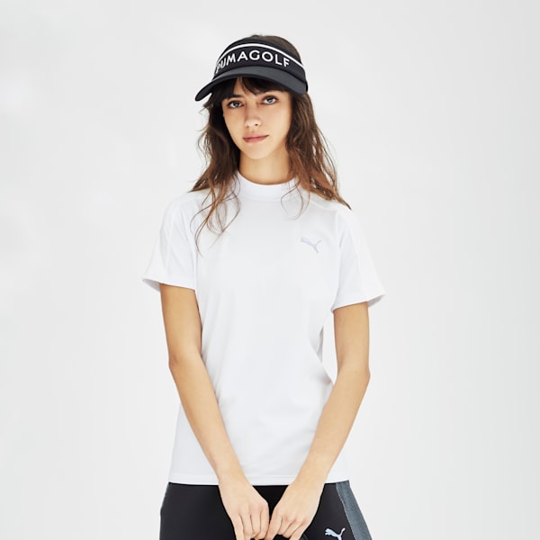 ウィメンズ ゴルフ W PF クリスタル ロゴ バイザー, PUMA Black, extralarge-JPN