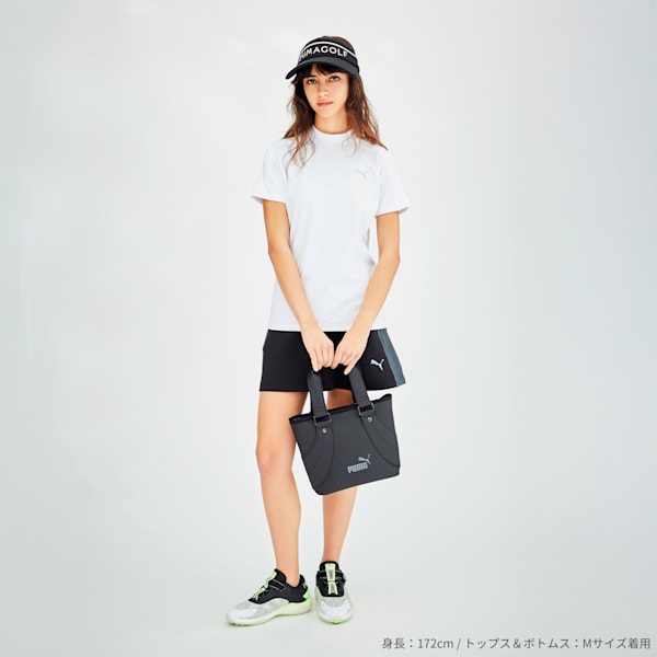 ウィメンズ ゴルフ W PF クリスタル ロゴ バイザー, PUMA Black, extralarge-JPN