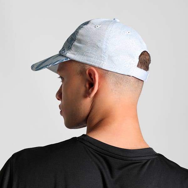 Printed Running Cap, Forever Blue-PUMA White-AOP, extralarge-IND