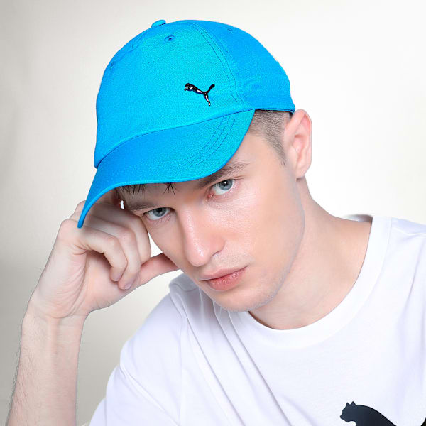 Metal PUMA Cat Logo BB Cap V4, Luminous Blue, extralarge-IND