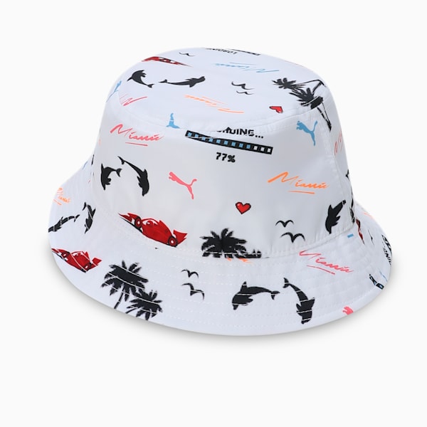 Scuderia Ferrari Bucket Hat, PUMA White, extralarge-IND