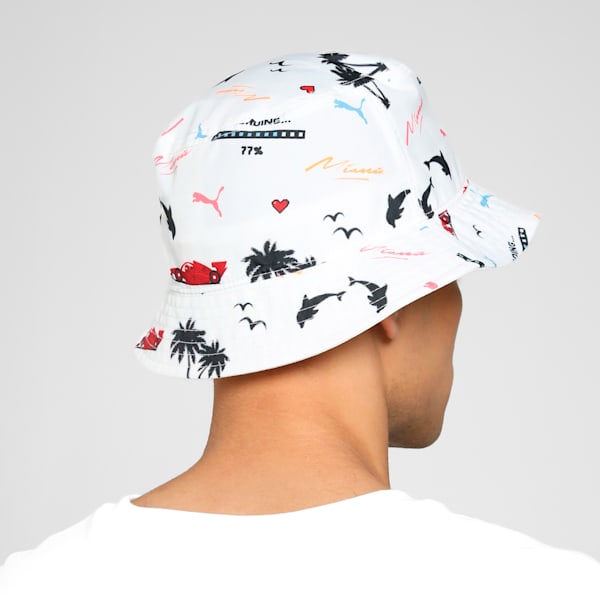 Scuderia Ferrari Bucket Hat, PUMA White, extralarge-IND