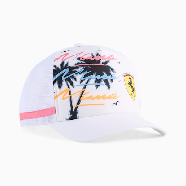 Gorra con malla Sketches Scuderia Ferrari, PUMA White, extralarge