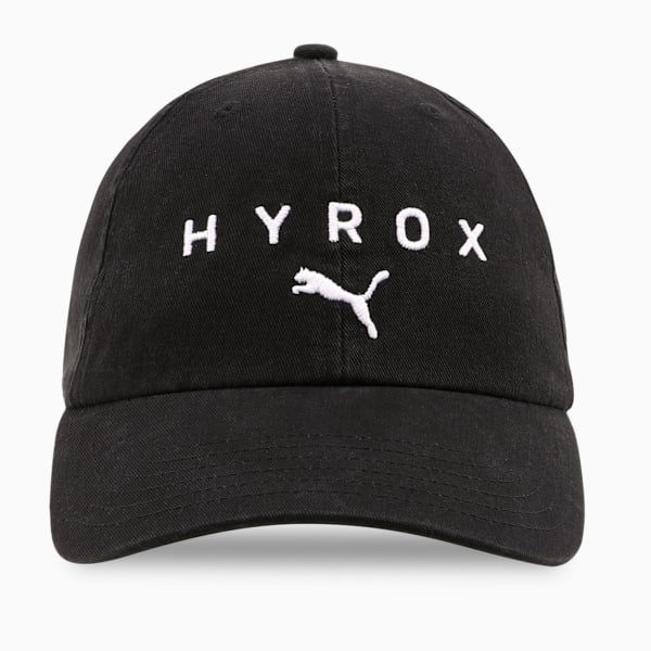 PUMA x HYROX Adjustable Baseball Cap, PUMA Black, extralarge-IND