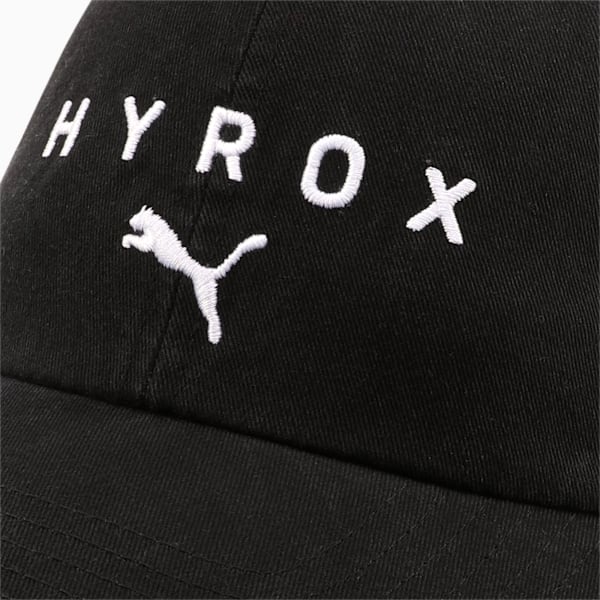 PUMA x HYROX Adjustable Baseball Cap, PUMA Black, extralarge-IND