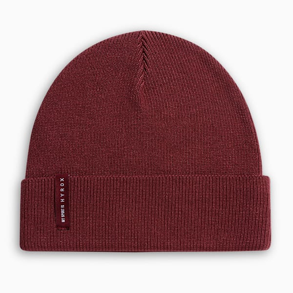 PUMA x HYROX Thermal Control Mid Crown Beanie, Ruby Shimmer, extralarge-IND