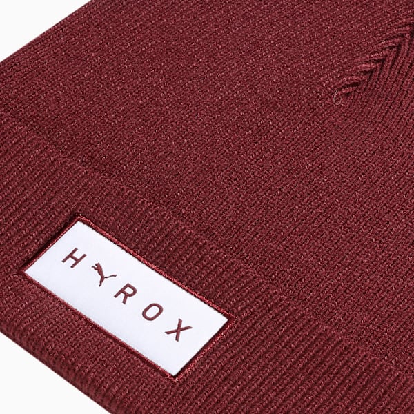 PUMA x HYROX Thermal Control Mid Crown Beanie, Ruby Shimmer, extralarge-IND
