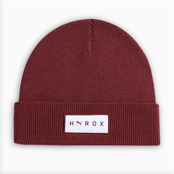 PUMA x HYROX Thermal Control Mid Crown Beanie, Ruby Shimmer, extralarge-IND