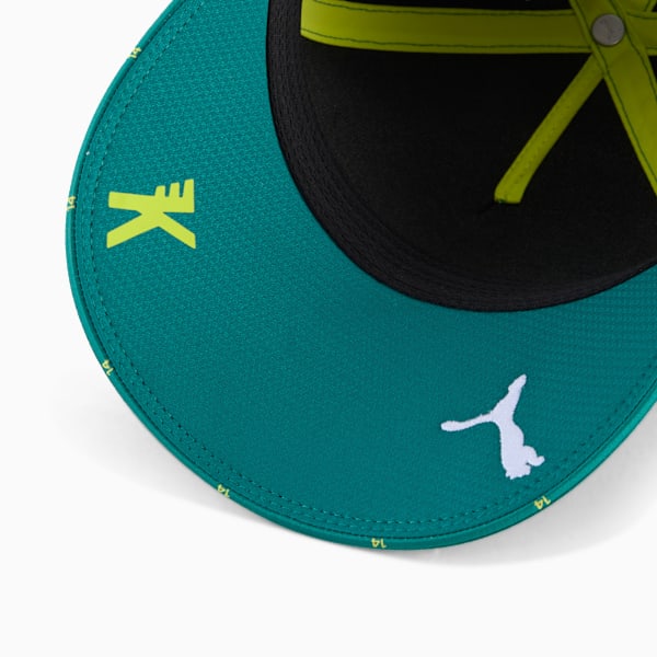 AMF1 Replica Alonso Signature Baseball Cap, Green Lux, extralarge-IND