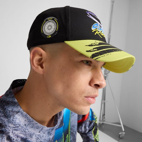 Gorra AWGE de A$AP ROCKY x PUMA, PUMA Black-Lime Sheen, extralarge