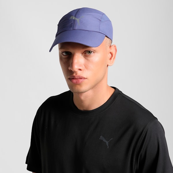 Quick Dry 4-Panel Training Cap, Blue Crystal, extralarge-IND