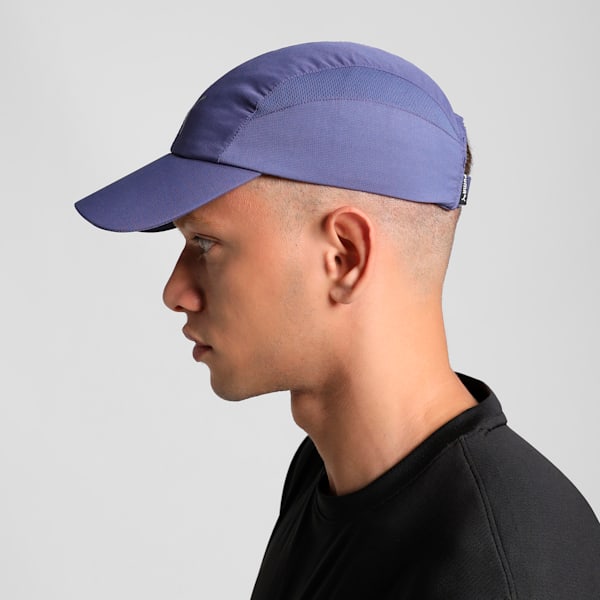 Quick Dry 4-Panel Training Cap, Blue Crystal, extralarge-IND