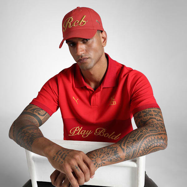 PUMA x Royal Challengers Bangalore Premium Men's Cap, For All Time Red, extralarge-IND