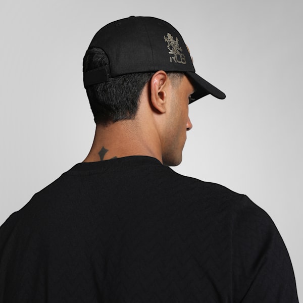 PUMA x Royal Challengers Bangalore Premium Men's Cap, PUMA Black, extralarge-IND