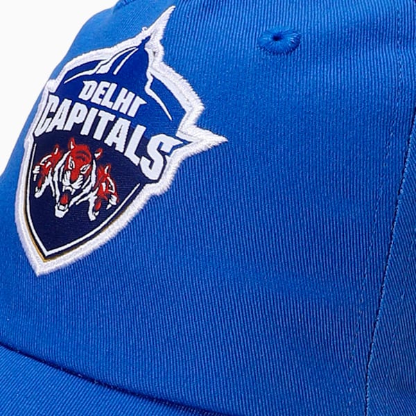 PUMA x Delhi Capitals Men's Fanwear Cricket Cap, Strong Blue-For All Time Red, extralarge-IND