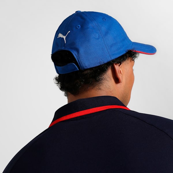 PUMA x Delhi Capitals Men's Fanwear Cricket Cap, Strong Blue-For All Time Red, extralarge-IND