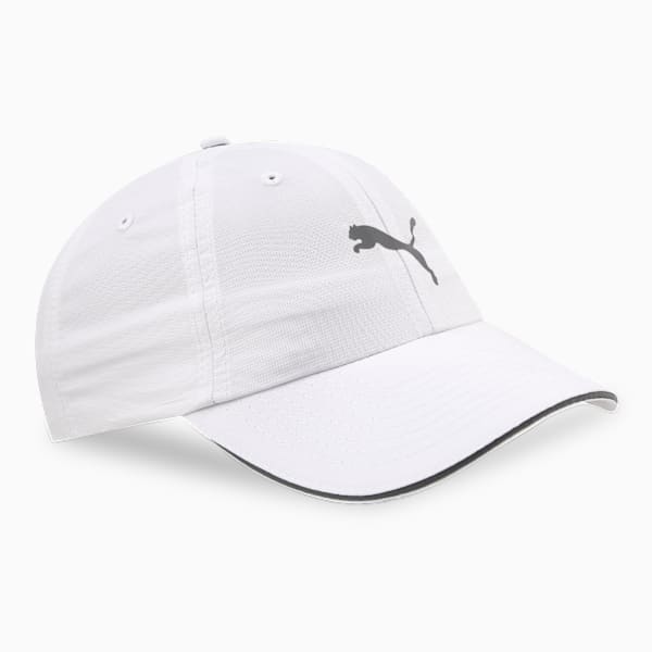 Sweat-Wicking UV-Protect Running Cap, PUMA White, extralarge-IND