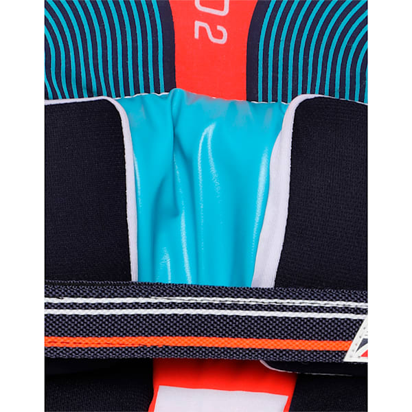 EVO 2 Unisex Cricket Batting Pad, Nrgy Turquoise-Blue-Fiery-RH, extralarge-IND