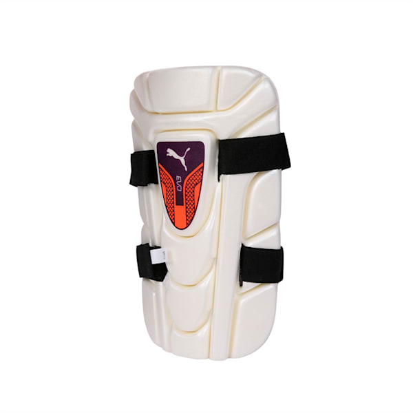 EVO Moulded Cricket Thigh Pad, Puma White, extralarge-IND