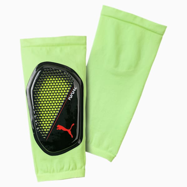 FUTURE 18.1 Shin Guards, Fizzy Yellow-Red Blast-Black, extralarge