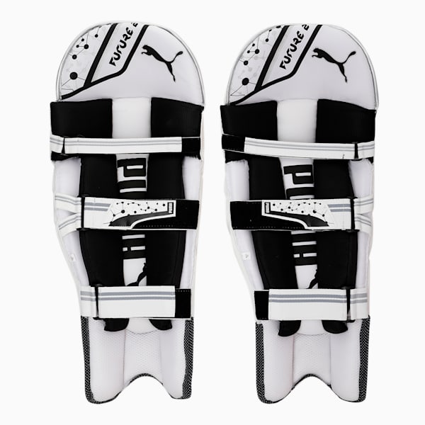 PUMA Future 20.2 Cricket Batting Pads, Puma Black-Puma White, extralarge-IND