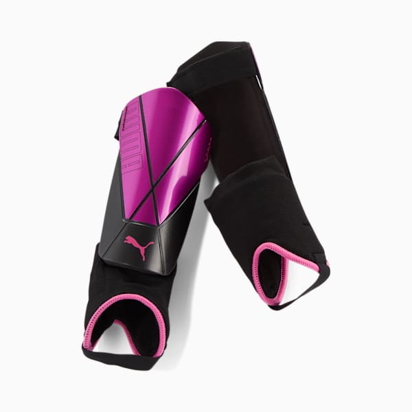 ftblNXT SPIRIT Ankle Shinguards, Luminous Pink-Puma Black