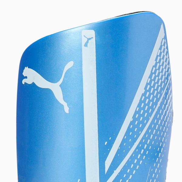 ATTACANTO Football Shin Guards, Bluemazing-PUMA White, extralarge-IND
