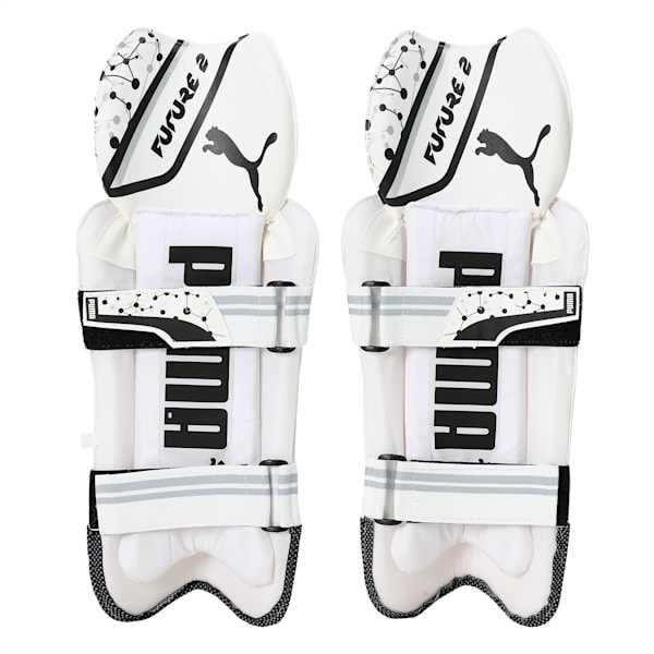 PUMA Future 2 Cricket Wicket Keeping Pads, PUMA White, extralarge-IND
