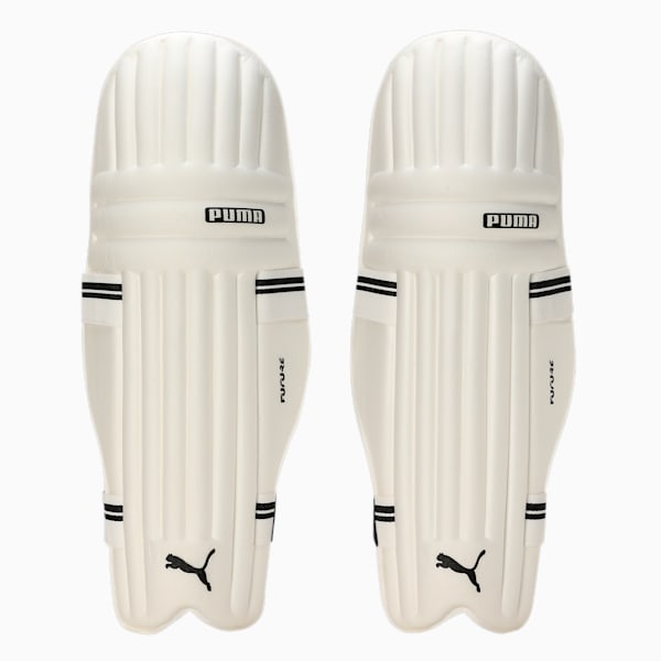 Future 3.2 JNR Cricket Batting Pads, PUMA White-PUMA Black, extralarge-IND