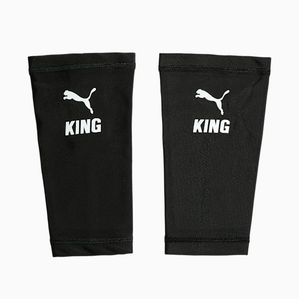 KING Sleeve Unisex Shin Guards, PUMA Black-PUMA White, extralarge-IND