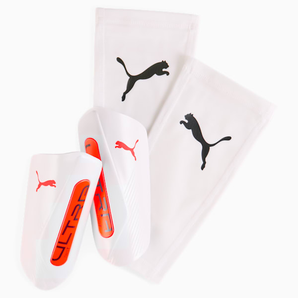 ユニセックス サッカー ウルトラ ツイスト スリーブ, PUMA White-Glowing Red, extralarge-JPN