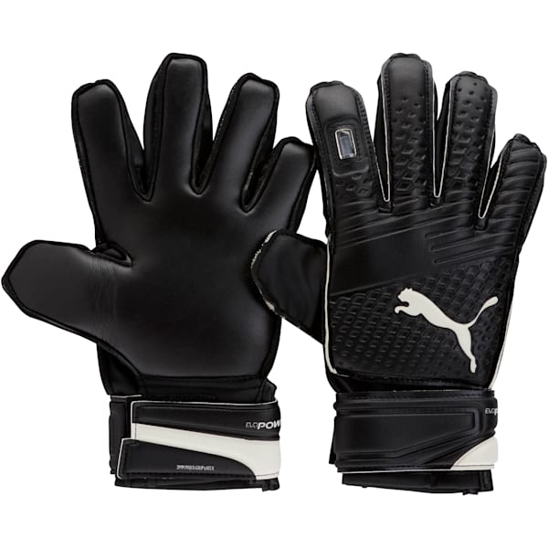 evoPOWER Protect 3.3 JR Goalkeeper Gloves, Puma Black-Puma White, extralarge