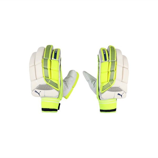 EVO 4 Batting Gloves, Yellow-Blue-White-LEFTHAND, extralarge-IND