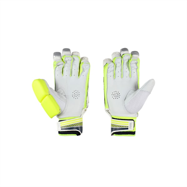 EVO 4 Batting Gloves, Yellow-Blue-White-LEFTHAND, extralarge-IND