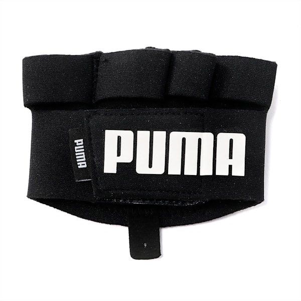 Training Grip Cut Fingered Gloves, Puma Black-Puma White, extralarge-IND