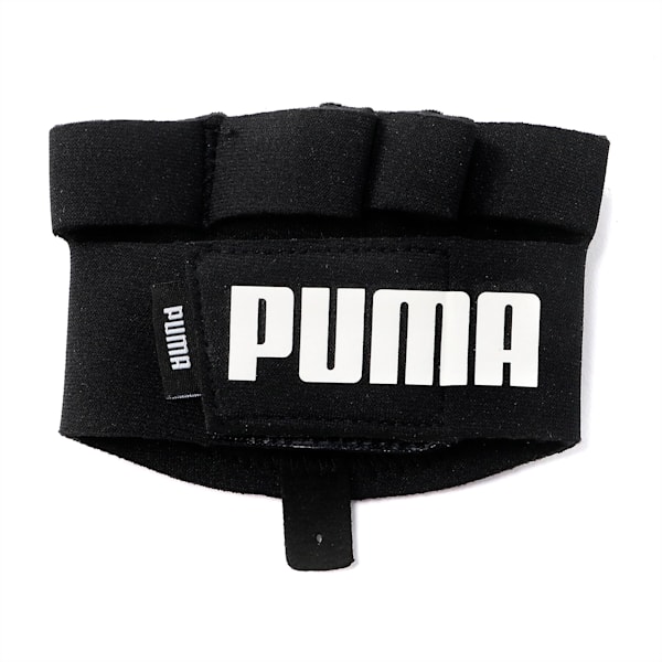 Training Grip Unisex Cut Fingered Gloves, Puma Black-Puma White, extralarge-IND