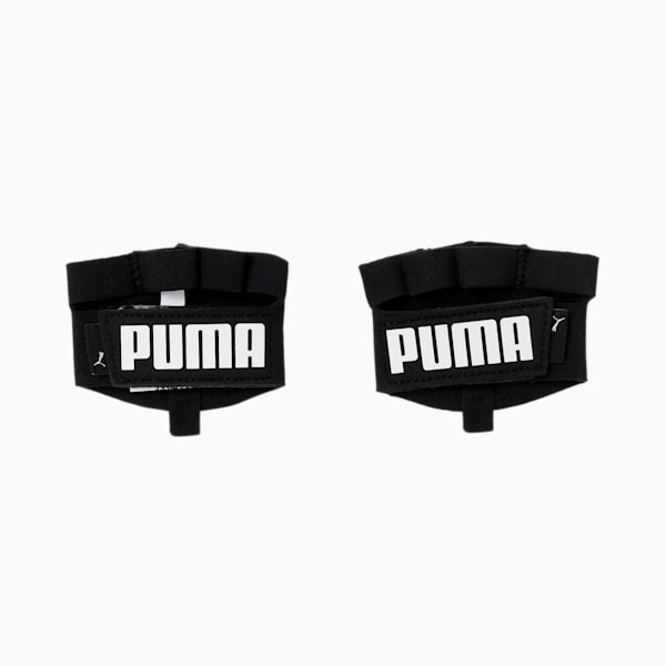 Training Grip Cut Fingered Gloves, Puma Black-Puma White, extralarge-IND
