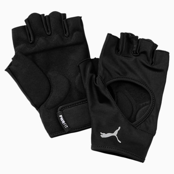 Training Unisex Fingered Gloves, Puma Black-Gray Violet, extralarge-AUS