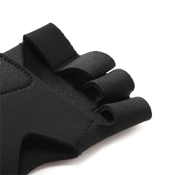 Training Premium Grip Cut Fingered Gloves, Puma Black, extralarge-IND