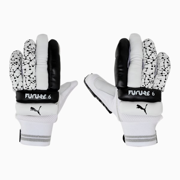 PUMA Future 20.6 Cricket Batting Gloves, Puma Black-Puma White, extralarge-IND