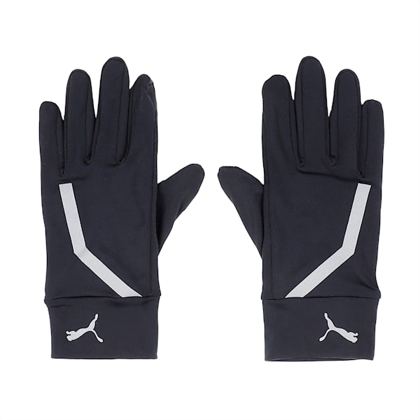 PR Performance Running Gloves, Puma Black, extralarge